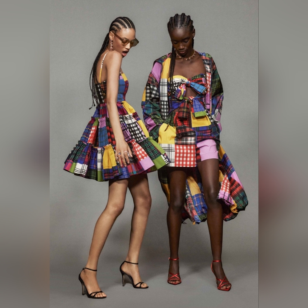 $2,190 NEW OSCAR DE LA RENTA COLORFUL RUNWAY PLAYSUIT DRESS US 6